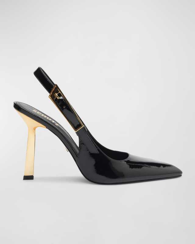 Ciara Patent Slingback Pumps